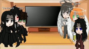 реакция персонажей ГП на АВ(AU)|и не только|React|HP|Томарри|Gacha club|