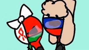 Подборка шипа Россия и Беларусь Countryhumans