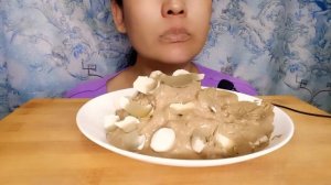 MUKBANG/ASMR Уральская глина в креме Туркестан, Ural Clay in Turkestan cream🔥🔥🔥