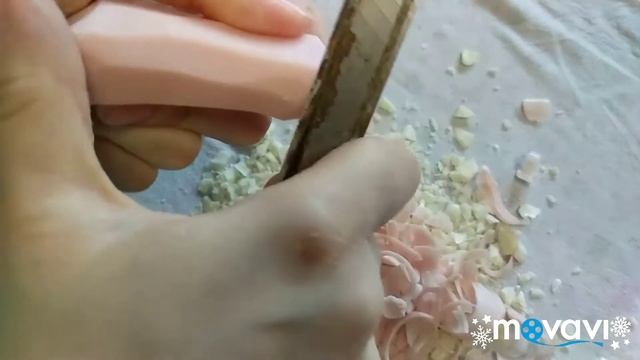 Режу мыло кусковое мыло резка мыла #сухоемыло