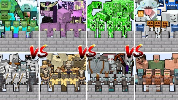 ЧЕМПИОНАТ СРЕДИ ЗАМКОВ СИЛЬНЕЙШИХ АЛЬЯНСОВ | Майнкрафт МОДЫ, Битва мобов