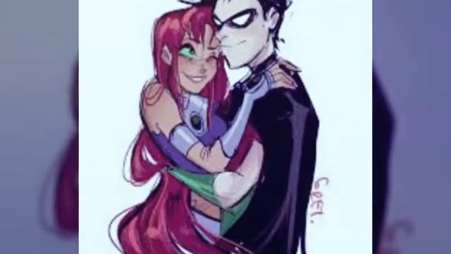 Робин и Старфаер (teen Titans)