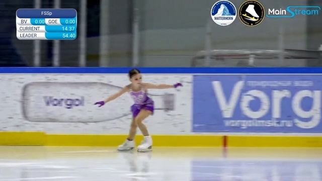Алиса ЗАИКИНА　アリサ・ザイキナ　FP　Кубок "Маттерхорн" "Восхождение"-1 этап смотреть онлайн