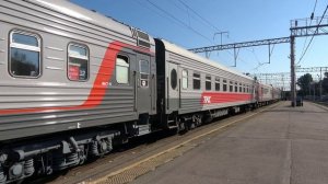 С вагонами ТКС! Электровоз ЭП1М-642 с поездом № 462 Адлер – Уфа