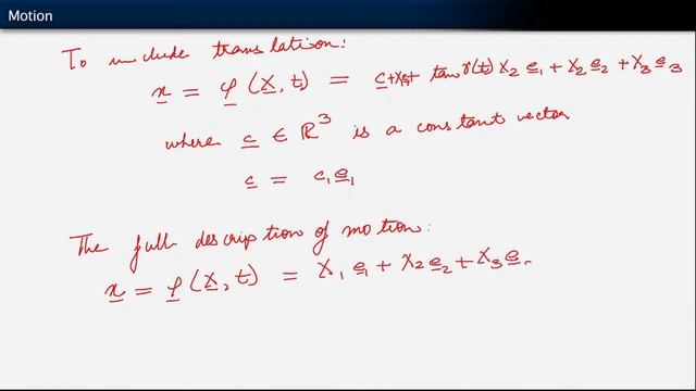 Definition of Motion in Deformed and Undeformed Configurations — Lesson 2, Part 3 смотреть онлайн