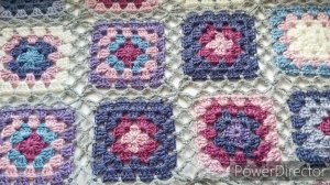 Безотрывное соединение квадратов сеткой// Как соединить бабушкины квадраты