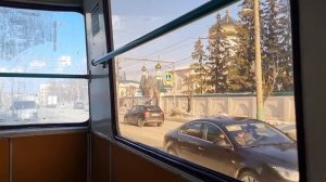 Пенза, поездка на троллейбусе ЗиУ 682Г 016.02 "1467"  Необычно громкий редуктор - ишимбай.