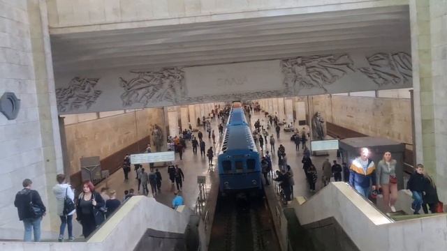 Выставка РетроВагонов на станции Партизанская