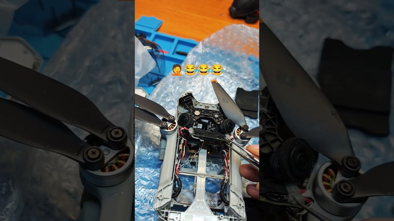 Dji Mini 4 Pro как хватает совести браться и отдавать в таком состоянии #ремонтдронов #djimini4pro