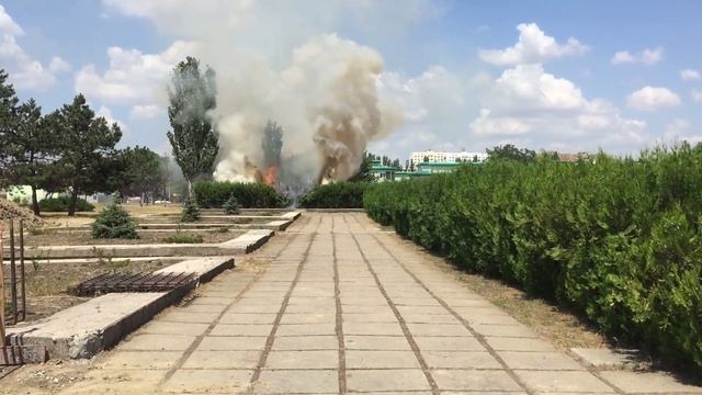 Пожар в центре Тирасполя смотреть онлайн