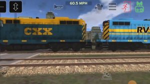 Работаю дежурным по переезду в игре Train and rail yard simulator 4 часть