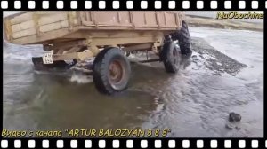 Легендарные тракторы МТЗ месят грязь на бездорожье! На тракт