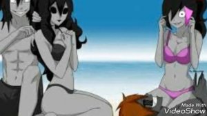 Пары из крипипасты.Бен,Джек,Джефф,Салли,Нина,Тоби,Клоки,Джейн.