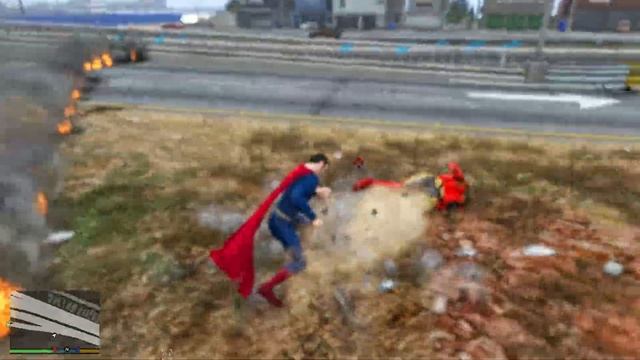 GTA 5 - SUPERMAN VS SABBAC | EPIC BATTLE! смотреть онлайн