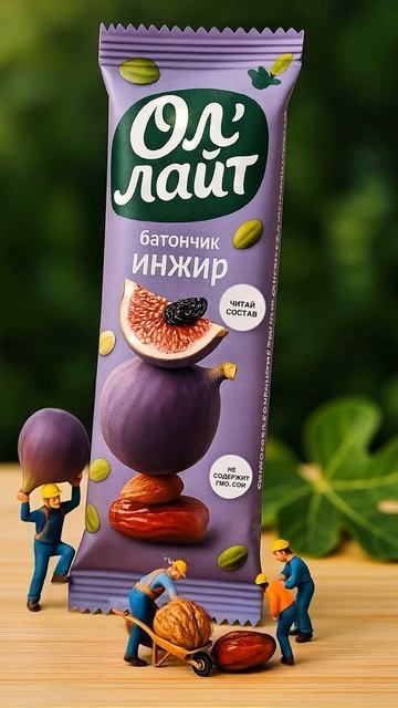 Фруктово-ореховый батончик Ол’Лайт