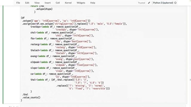 054. Converting Numeric Values to Catgoricals with the Thal Column смотреть онлайн