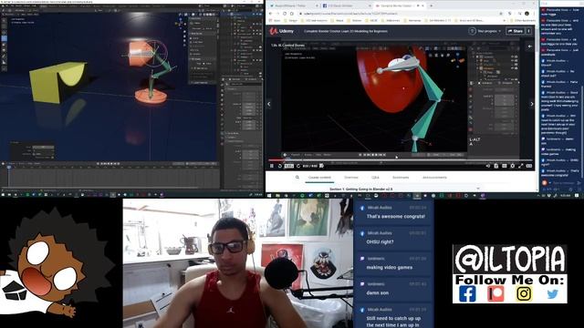 Learn Blender with me during the #CoronaVirus lockdown Day 19 смотреть онлайн