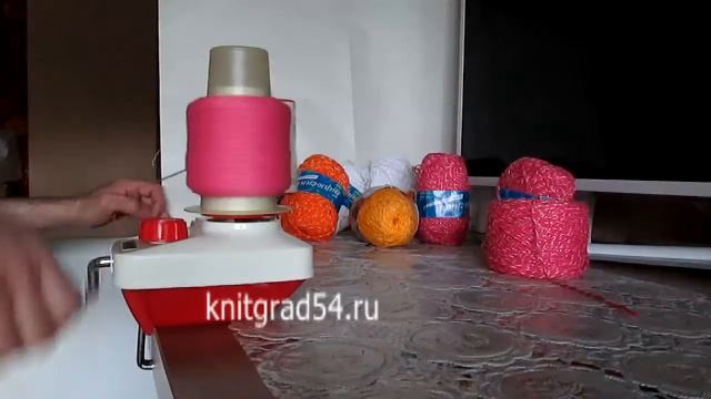 Моталка Silver Reed с барабанным нитеукладчиком