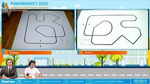 Финал. Робофинист 2020. Номинация: Следование по узкой линии экстремал.