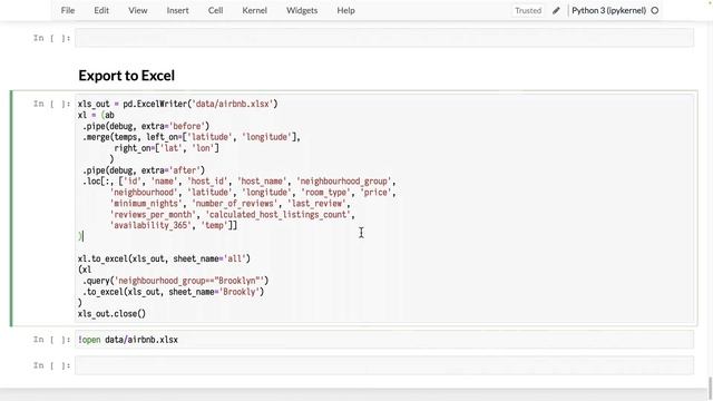 028. Export Merged data to Excel смотреть онлайн