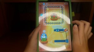 Играю в игру Cut the rope time travel (Ам ням). Пройденные уровни ( 4 глава 1-15, 5 глава 1-15).