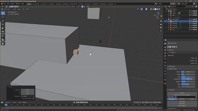 Blender 2.8+. Snapping to an intersection and snapping to face center. смотреть онлайн