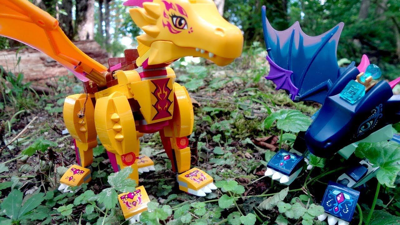 История с драконами Мама дракон и малыш. Видео с игрушками смотреть онлайн