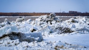 «Голова» ледохода на Оби - в 165 километрах от Югры
