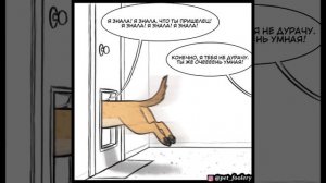 Пикси и Брут №92 #комикс #кот #собака  #брут #пикси