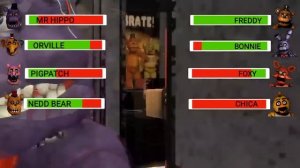 SFM FNaF Withered Melodies vs FNAF AR With Healthbars