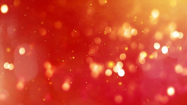 Красный фон с блёстками, бликами // Футаж смотреть онлайн