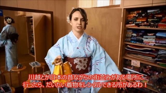 Renting a Kimono in "old-fashioned" Japan! レンタル着物で小江戸(川越)お散歩 смотреть онлайн