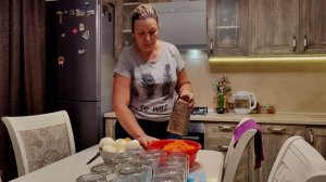 Скумбрия с овощами в автоклаве