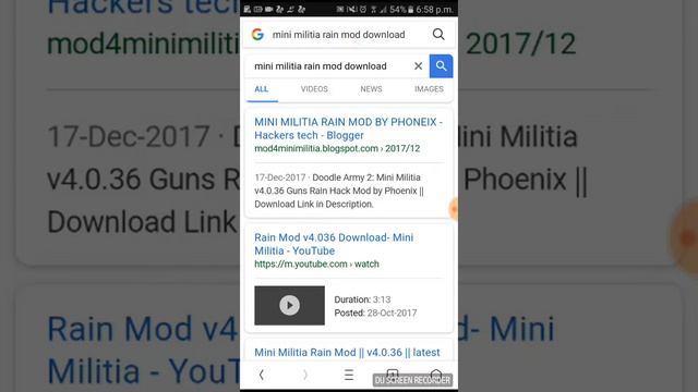How to download mini militia rain mod by phoneix