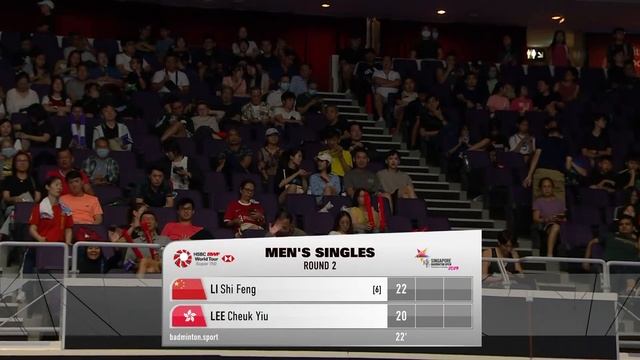 KFF Singapore Badminton Open 2024 | Li Shi Feng (CHN) [6] vs. Lee Cheuk Yiu (HKG) | R16 смотреть онлайн