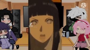 Реакция команды 7 + Хината на шипы КакаСаку и Сасухина 2 часть•