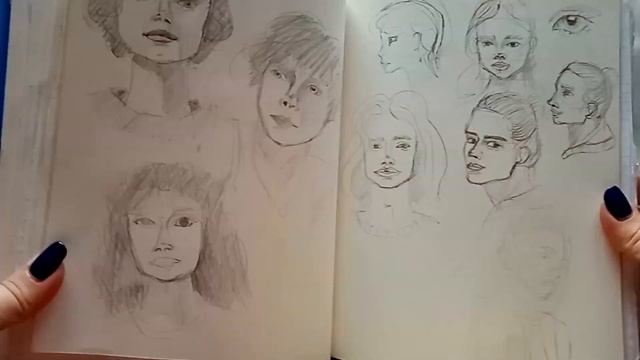 обзор скетчбука 2022 ^.^ |sketchbook tour| смотреть онлайн