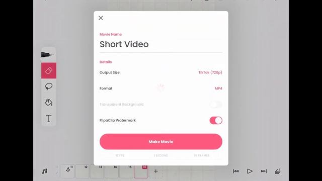 FlipaClip Tutorial: How To Make YouTube Shorts Using FlipaClip!