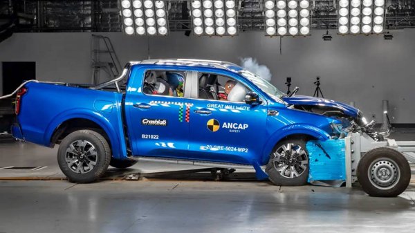 Краш-тест нового Great Wall POER от Euro ANCAP на CarMaps.Ru