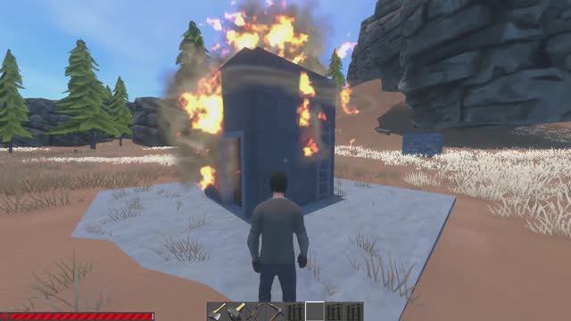 Мощная антирейд крыша в игре Hurtworld (Антирейд уловки) смотреть онлайн