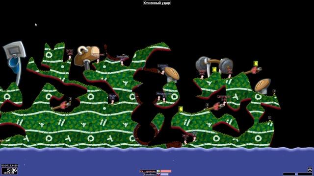 Worms Armageddon Суровый Челябинский апперкот! смотреть онлайн
