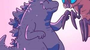 Мотра и годзилла ( малолетняя любовь )#мотра❤️годзилла