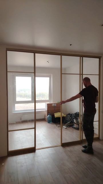 перегородка раздвижная в комнату прозрачное стекло