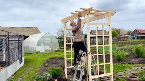 НЕ ОТСТАЮ ОТ МУЖА/ ОСВАИВАЕМ СТРОИТЕЛЬНЫЕ И СВАРОЧНЫЕ РАБОТЫ/ПЕРГОЛА НА УЧАСТКЕ