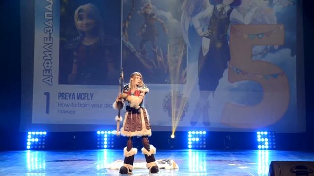 FTF-2019 - Косплей-дефиле - Запад №1 - Preya McFly - How To Train Your Dragon 3 (Astrid)