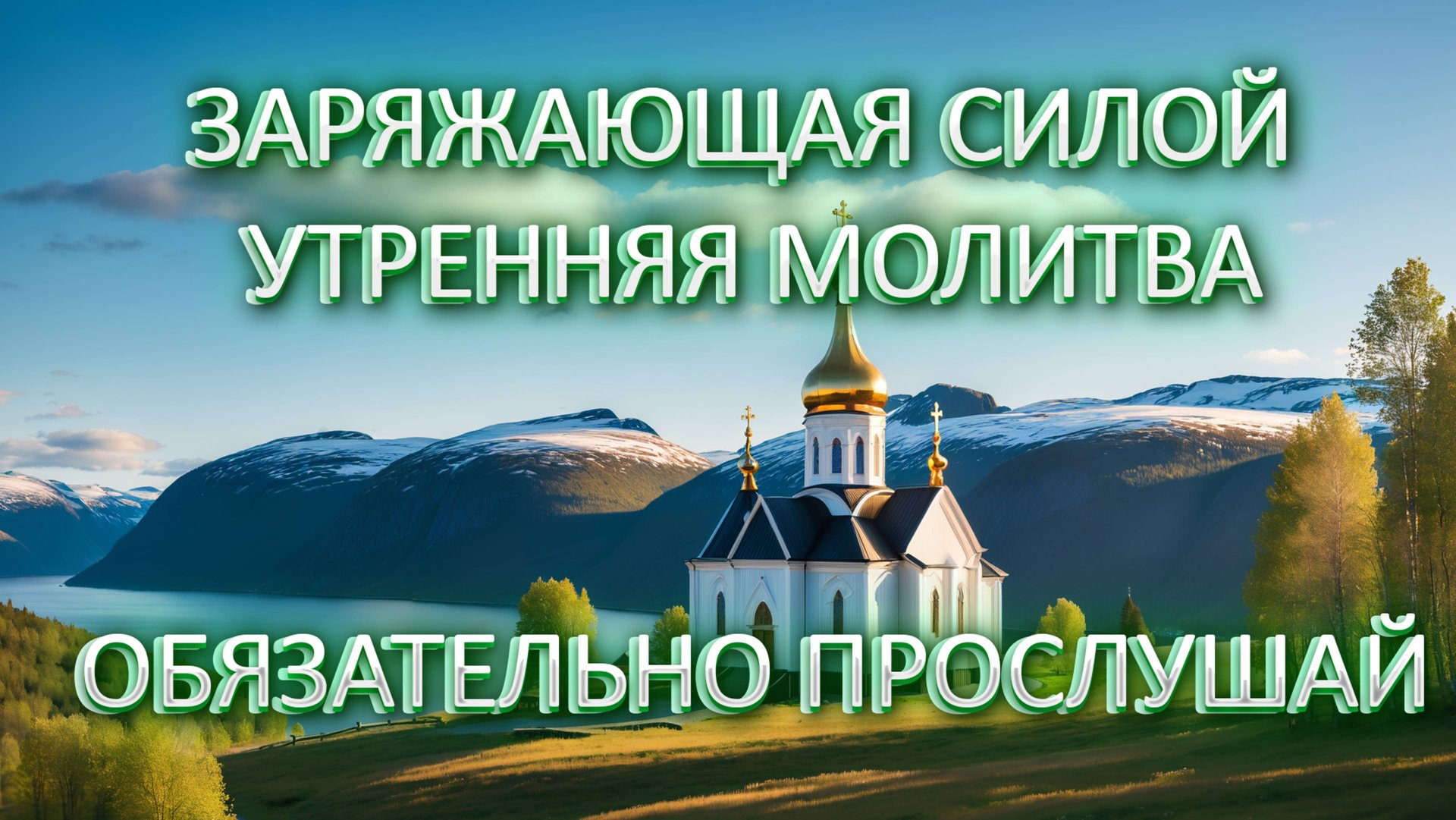 Заряжающая силой утренняя молитва