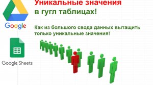 Одна формула, чтобы получить только УНИКАЛЬНЫЕ данные в Google Sheets