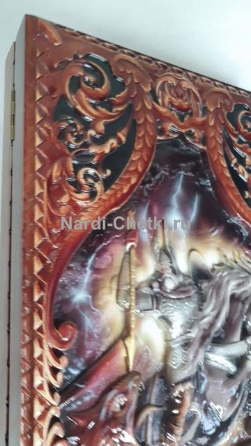 Нарды резные Тор и Локи