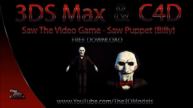 Cinema 4D/ 3DS Max | Saw Billy Puppet Model Download смотреть онлайн