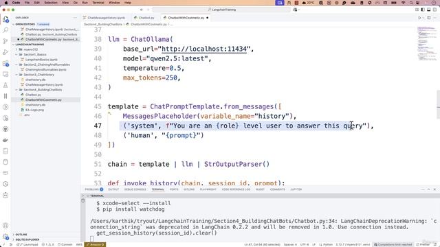 7 -Building More cosmetic changes for ChatBot смотреть онлайн